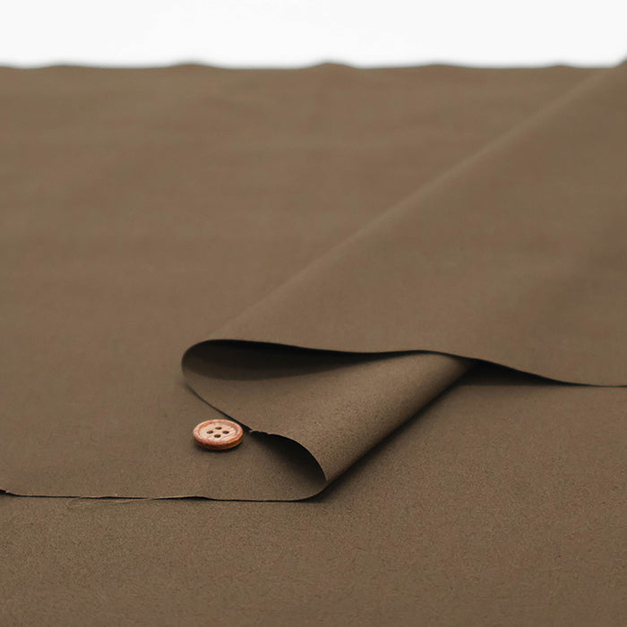 Cotton Typewriter Fabric(Dump) - Plain <Warm Tones> - nomura tailor
