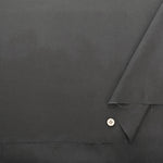 Cotton Pure Black Typewriter (Dump) Fabric - Plain - nomura tailor