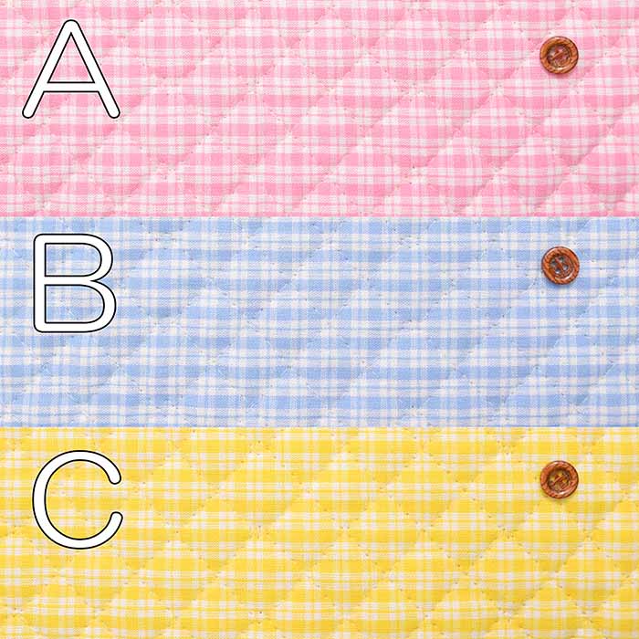 Cotton yarn-dyed check quilt fabric <All stitches> - nomura tailor