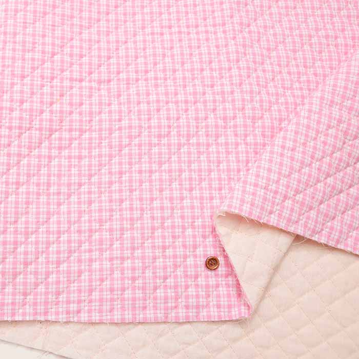 Cotton yarn-dyed check quilt fabric <All stitches> - nomura tailor