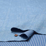 Cotton Ox Denim Style River Print Fabric Stripe - nomura tailor