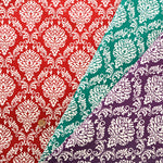 Cotton Oxford Dyed Base Fabric - Damask Printed - nomura tailor