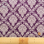 Cotton Oxford Dyed Base Fabric - Damask Printed - nomura tailor