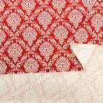 Cotton Oxford Dyed Base Fabric - Damask Printed - nomura tailor
