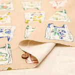 Cotton Oxford Printed Fabric - HAPPY BAG - nomura tailor