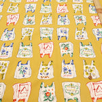 Cotton Oxford Printed Fabric - HAPPY BAG - nomura tailor