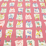 Cotton Oxford Printed Fabric - HAPPY BAG - nomura tailor