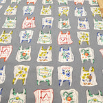 Cotton Oxford Printed Fabric - HAPPY BAG - nomura tailor