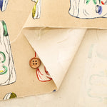 Cotton Oxford Printed Fabric - HAPPY BAG - nomura tailor