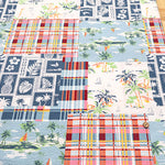 Cotton Ripple-printed Fabric - Hawaiian patchwork - nomura tailor