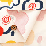 Cotton Oxford Printed Fabric - Flowers - nomura tailor