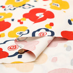 Cotton Oxford Printed Fabric - Flowers - nomura tailor