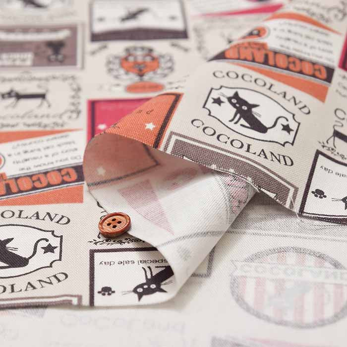 Cotton Ox Printed Fabric Cocoland Label - nomura tailor