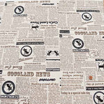 Cotton Ox Printed Fabric Cocoland Newspaper - nomura tailor