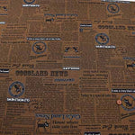 Cotton Ox Printed Fabric Cocoland Newspaper - nomura tailor