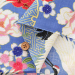 Cotton Scare Lame (Glitter) Fabric - Crane - nomura tailor