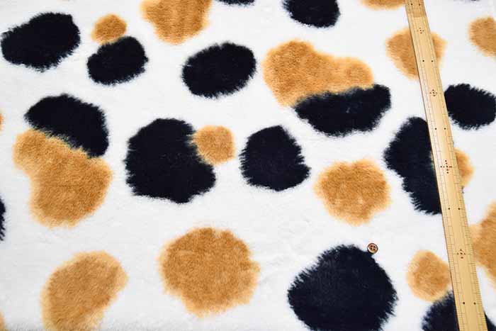 Polyester Boa Fabric Tortoiseshell Cat - nomura tailor