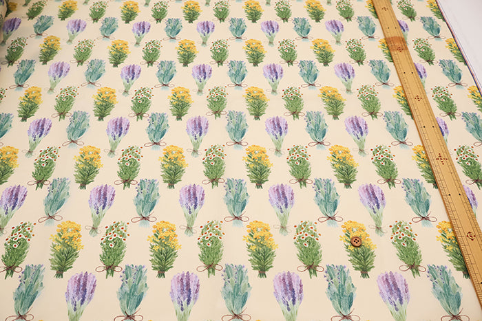 Made in China Water repellent Polyester Oxford Fabric - Dried Flower - nomura tailor
