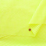 Made in China コットン蛍光ギンガム先染チェック生地（小） - nomura tailor