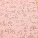 Cotton Morley Cross Print Fabric Bird and Beast Care (Small) - nomura tailor