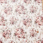 Cotton sheeting printed laminated fabric <Non-finish> Flower - nomura tailor