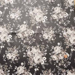 Cotton sheeting printed laminated fabric <Non-finish> Flower - nomura tailor