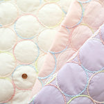 Made in China Nylon Quilted Fabric - Circle Embroidery - nomura tailor