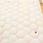 Made in China Nylon Quilted Fabric - Circle Embroidery - nomura tailor