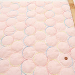 Made in China Nylon Quilted Fabric - Circle Embroidery - nomura tailor