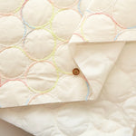 Made in China Nylon Quilted Fabric - Circle Embroidery - nomura tailor