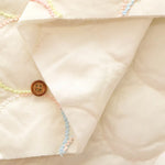 Made in China Nylon Quilted Fabric - Circle Embroidery - nomura tailor