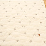 Made in China Nylon Quilted Fabric - Moon and Star Embroidery - nomura tailor