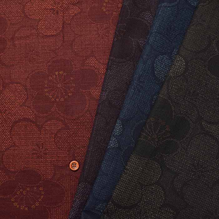 Cotton Southern Cross Print Fabric Tsumugi Day - nomura tailor