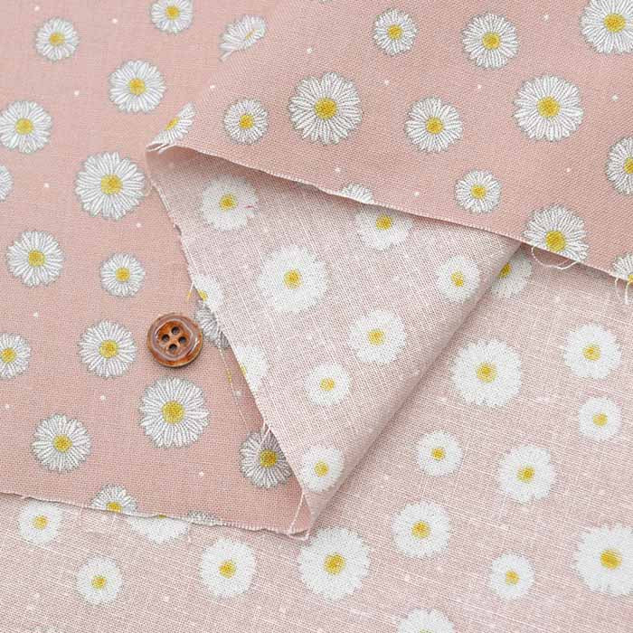 Cotton sheeting print fabric Mini Daisy - nomura tailor