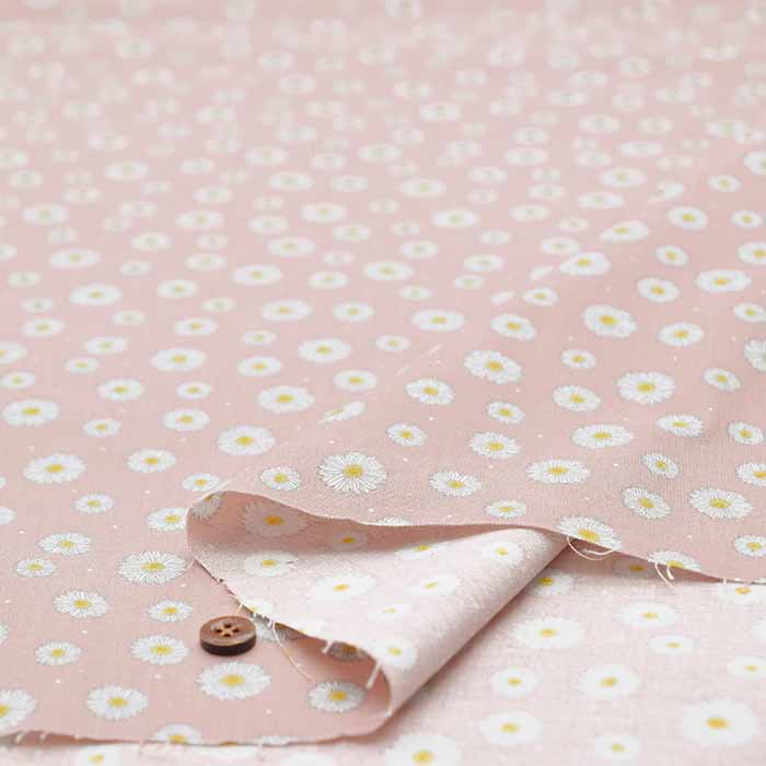 Cotton sheeting print fabric Mini Daisy - nomura tailor