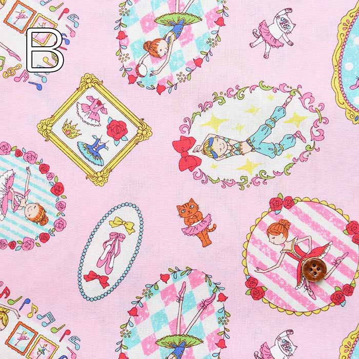 Cotton CB print fabric Ballerina - nomura tailor