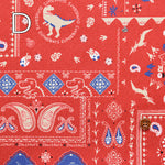 Cotton Ox Printed Fabric Bandanasaurus - nomura tailor