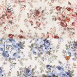 Cotton sheeting printed fabric Bouquet Romantic - nomura tailor