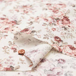 Cotton sheeting printed fabric Bouquet Romantic - nomura tailor