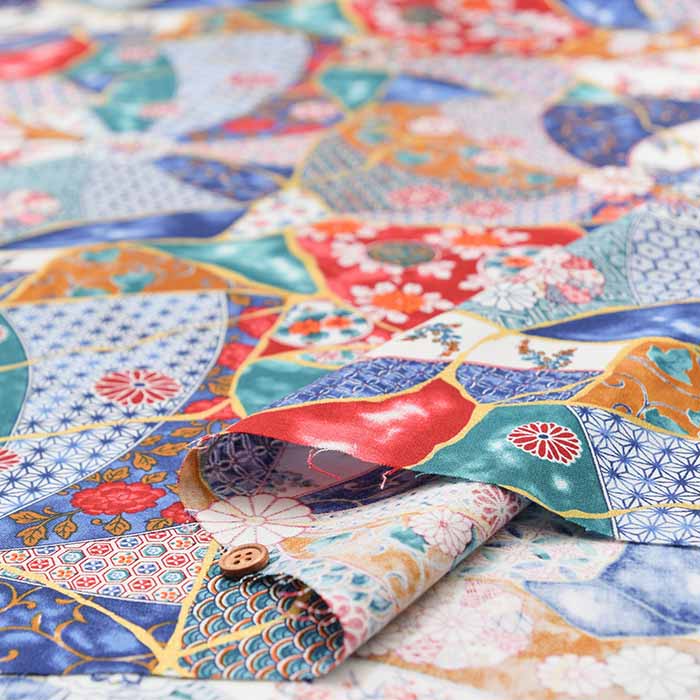 Cotton chinese Grame printed fabric Kinugi Monogatari - nomura tailor