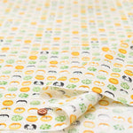 Cotton Scare Print Fabric Menkoi Wa Shiba-inu Manjuu - nomura tailor