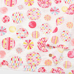 Cotton Ripple Printed Fabric Festival Cotton Ripple Printed Fabric Shabondama - nomura tailor