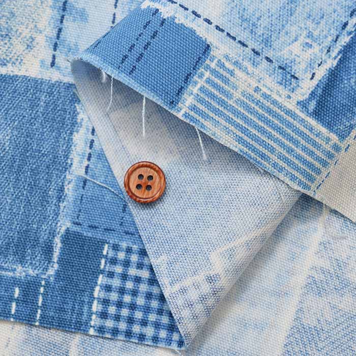 Cotton ox-printed fabric dye & BORO - nomura tailor