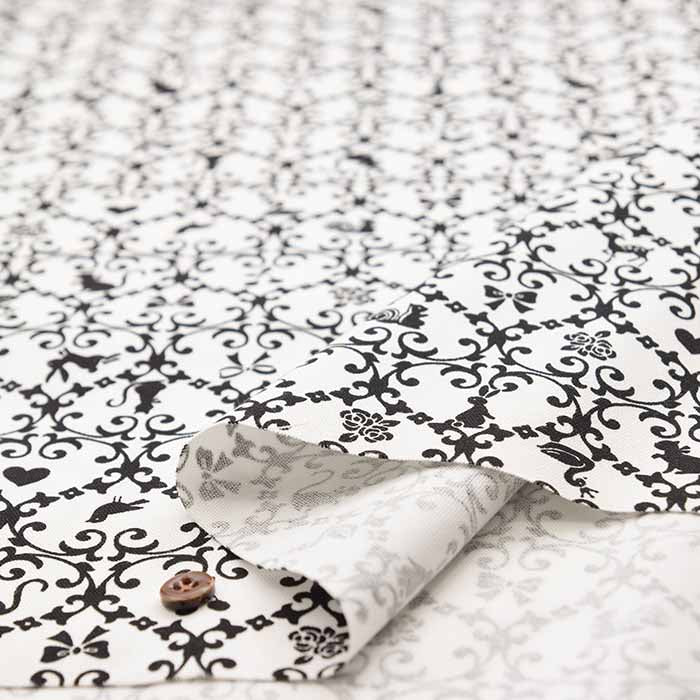 Cotton Ox Printed Fabric Fancy Damask - nomura tailor