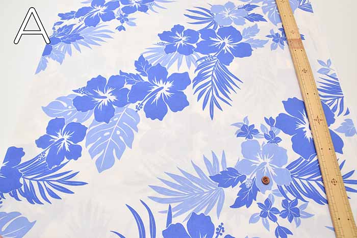 T/C print fabric Hawaiian hibiscus - nomura tailor