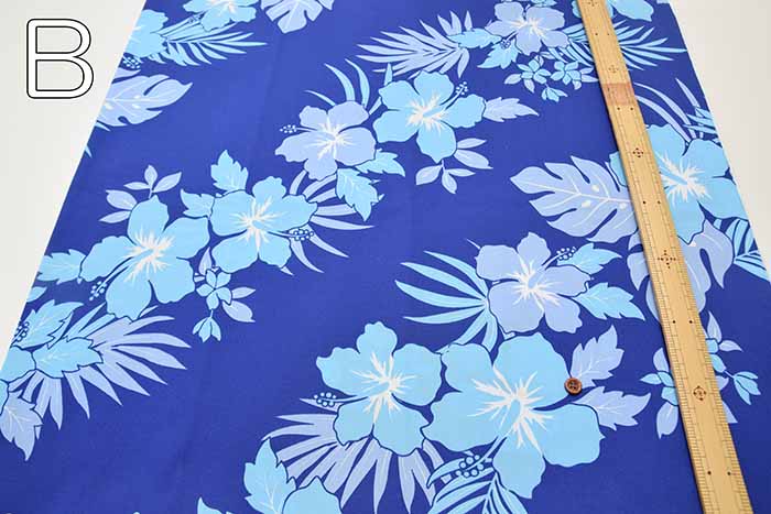 T/C print fabric Hawaiian hibiscus - nomura tailor