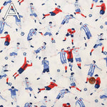 Cotton CB Printed Fabric Soccer Boys - nomura tailor