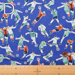 Cotton CB Printed Fabric Soccer Boys - nomura tailor