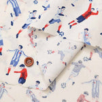 Cotton CB Printed Fabric Soccer Boys - nomura tailor