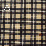 Cotton 20 Sheeting Printed Fabric Tartan Check - nomura tailor